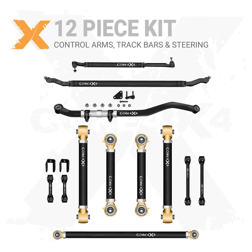 [R-25-2014-K12] Ram 2500 14-24 12pc Adjustable Control Arms, End Links, Track Bars, Steering Kit