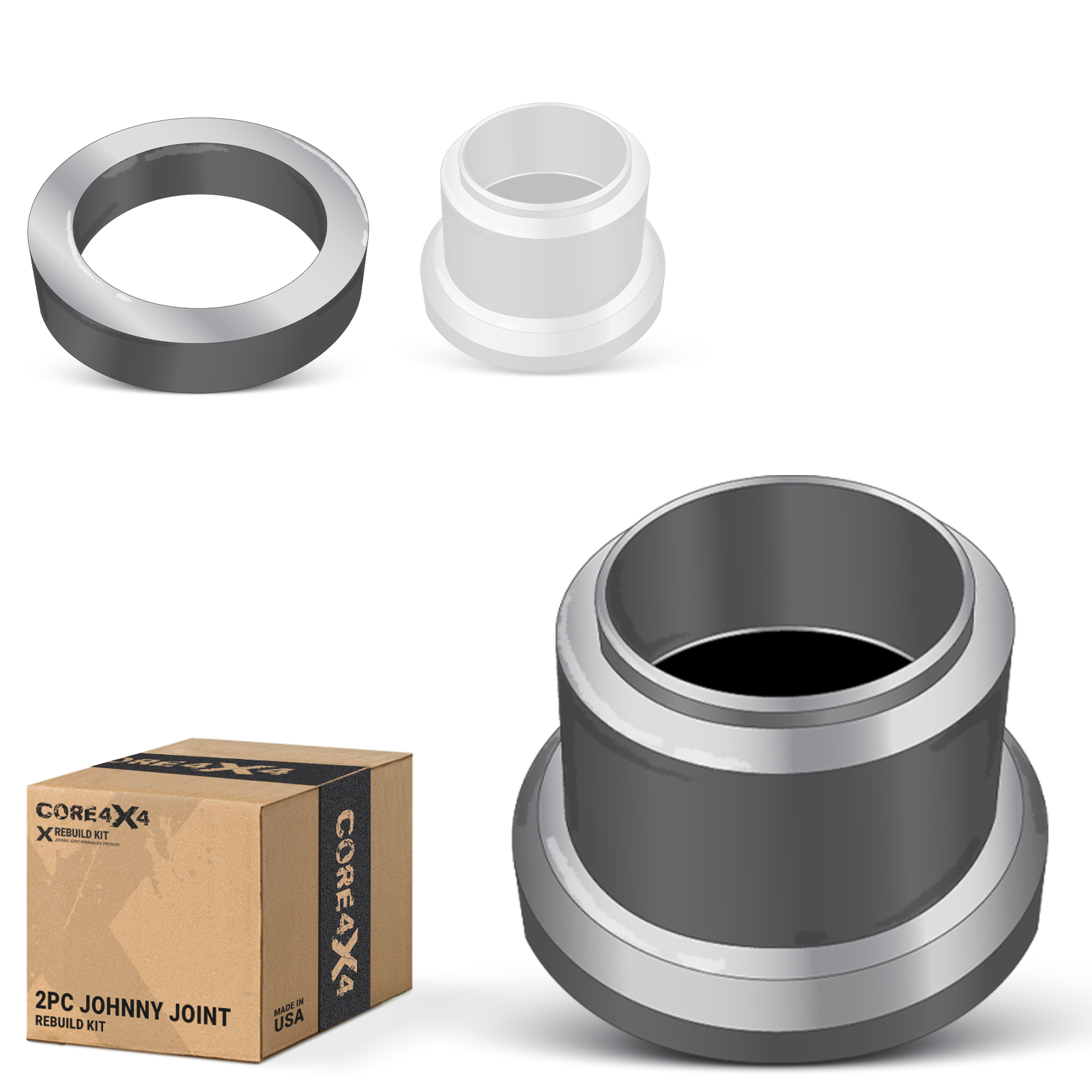Universal Johnny Joint Hydraulic Press Kit 2"