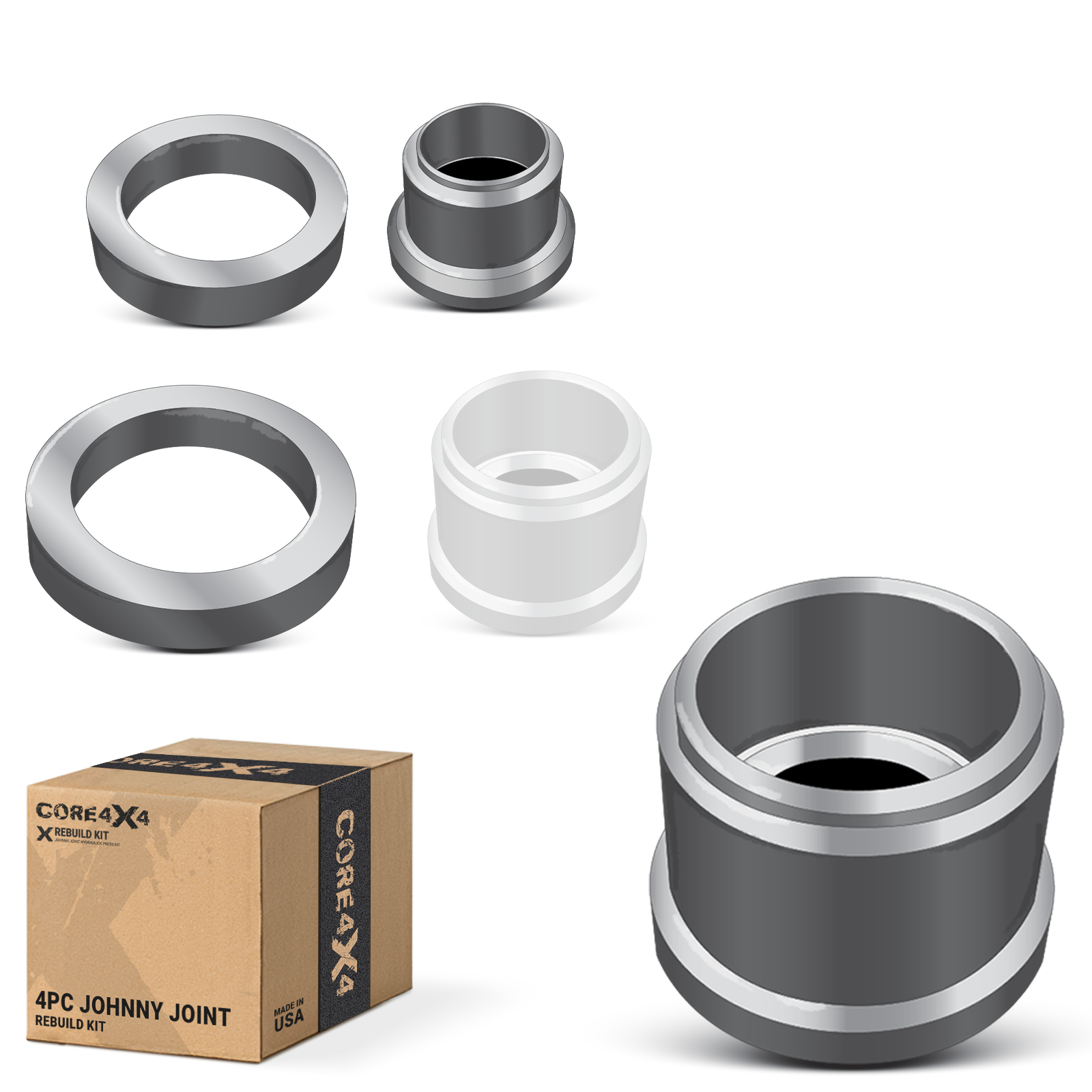 Universal Johnny Joint Hydraulic Press Kit Bundle