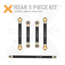 Ram 2500 14-24 5pc Adjustable Rear Control Arms and Track Bar Kit