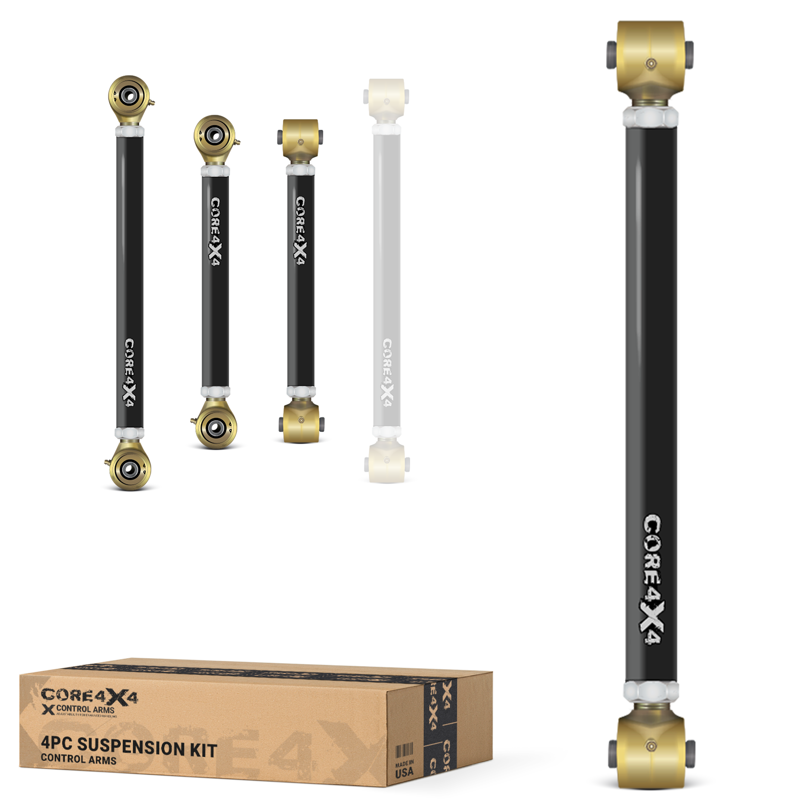 Dodge Ram 5500 08+ 4pc Front Adjustable Control Arm Kit