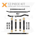 Ram 2500 14-24 12pc Adjustable Control Arms, End Links, Track Bars, Steering Kit