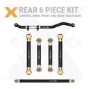 Ram 2500 14-24 6pc Adjustable Control Arm, Track Bar Kit