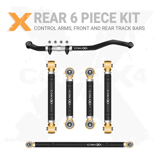 [R-25-2014-AL-K6] Ram 2500 14-24 6pc Adjustable Control Arm, Track Bar Kit