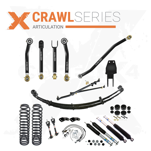 [CRL-J-XJ-LK] Jeep Cherokee XJ 84-01 Crawl Series 4" Lift Kit