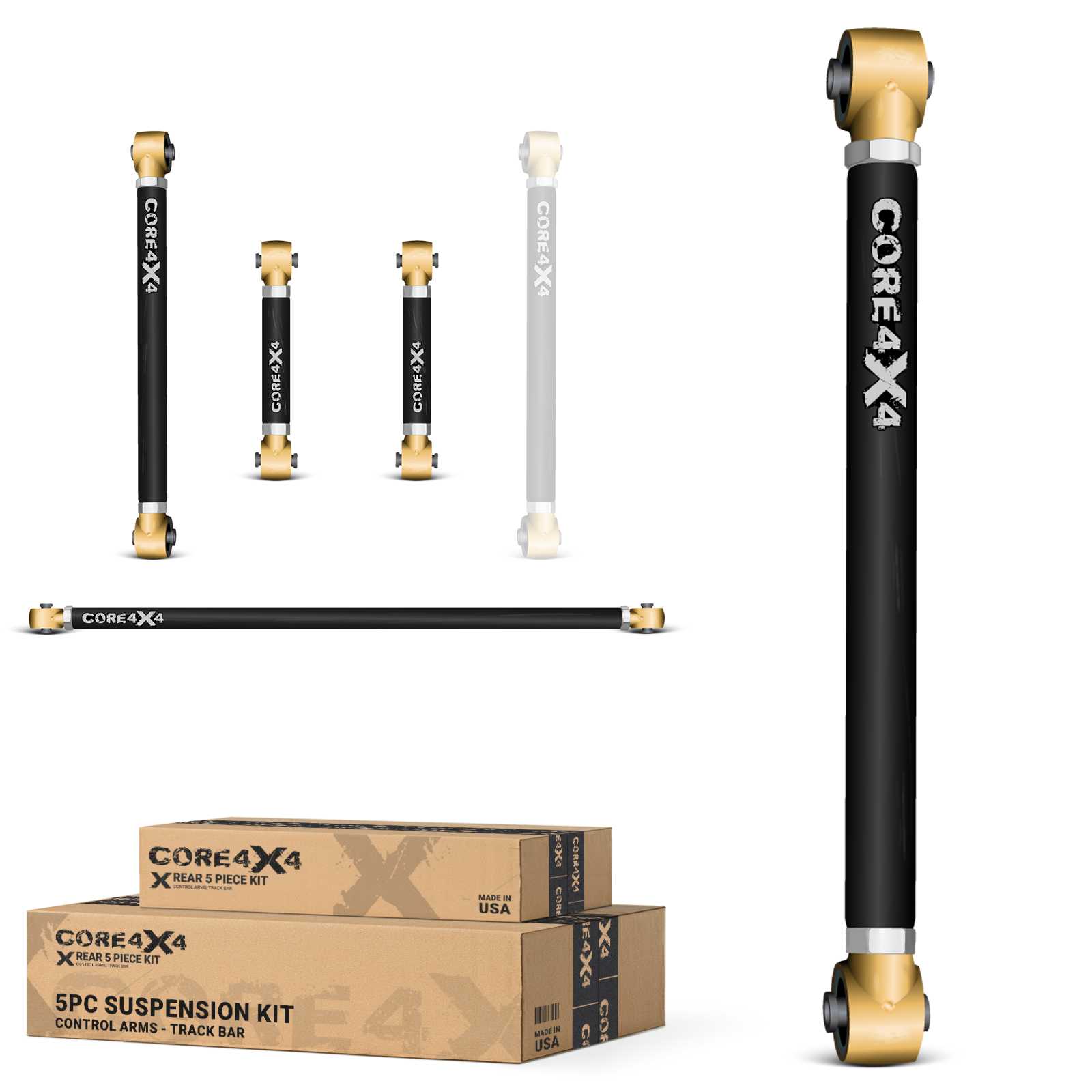 Toyota Tundra 22+ 5pc Rear Adjustable Control Arms, Track Bar Kit