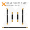 Toyota Tundra 22+ 5pc Aluminum Rear Adjustable Control Arms, Track Bar kit
