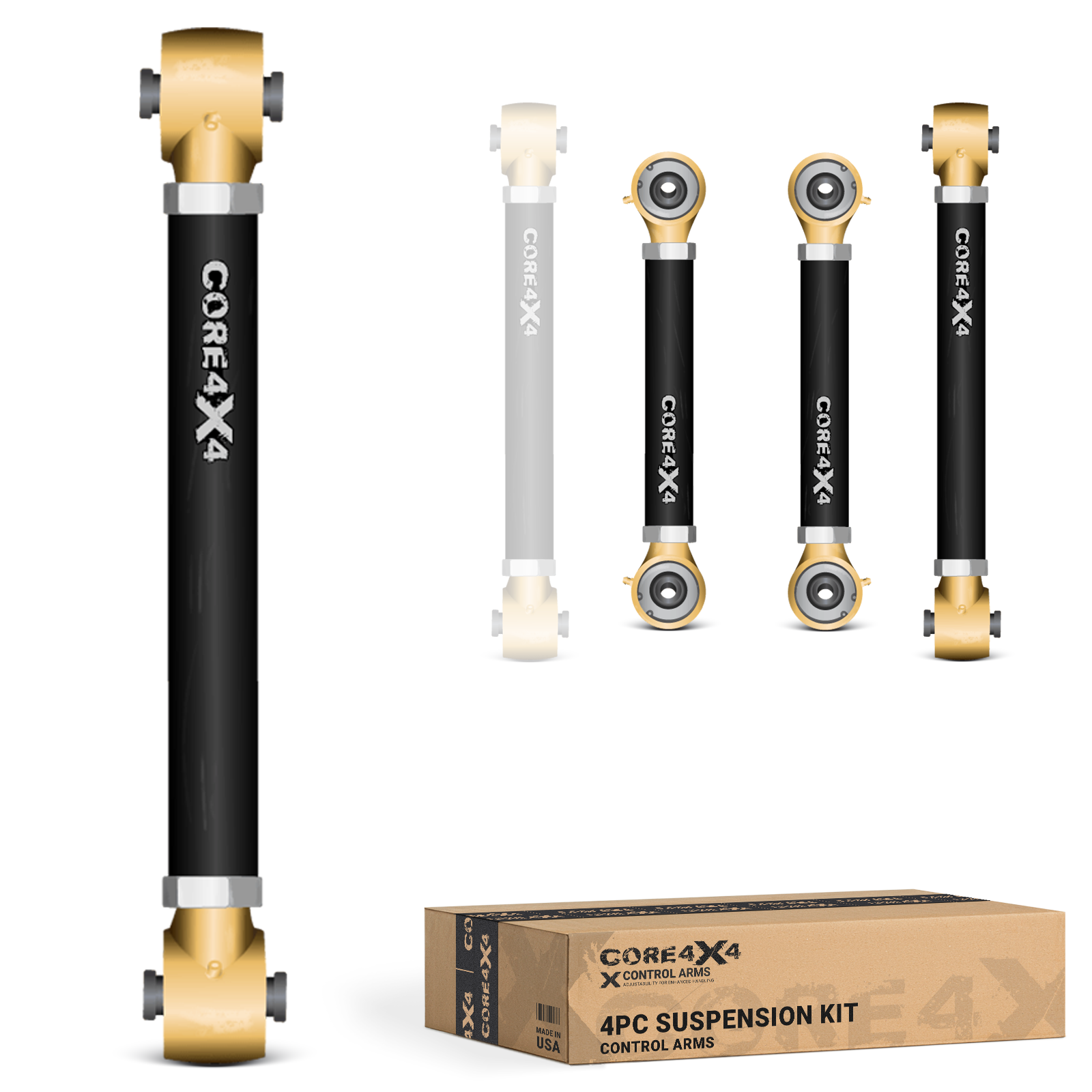 Ram 2500 14-24 4pc Rear Adjustable Control Arm Kit
