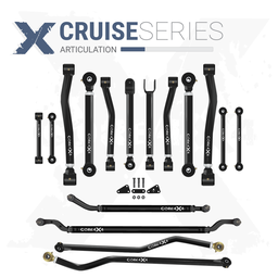 Jeep Wrangler JL / JLU 18+ 16pc Cruise Series Adjustable Control Arm, Track Bar, Steering, End Link Kit
