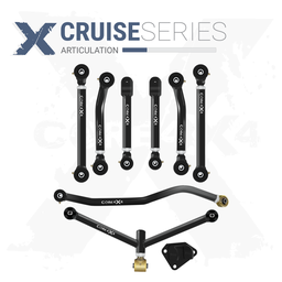 Jeep Grand Cherokee WJ 99-04 8pc Cruise Series Adjustable Control Arm, Track Bar Kit