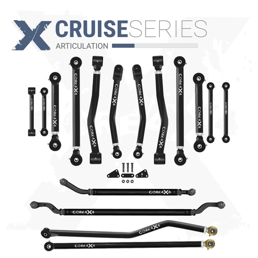 [CRS-J-JT-K16] Jeep Gladiator JT 20+ 16pc Cruise Series Adjustable Control Arm, Track Bar, End Link Kit