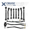 Jeep Grand Cherokee ZJ 93-98 12pc Cruise Series Adjustable Control Arm, Track Bar, Steering Kit