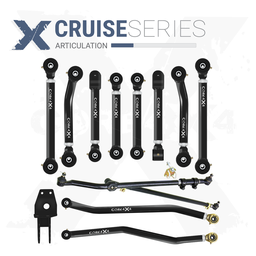 Jeep Grand Cherokee ZJ 93-98 12pc Cruise Series Adjustable Control Arm, Track Bar, Steering Kit