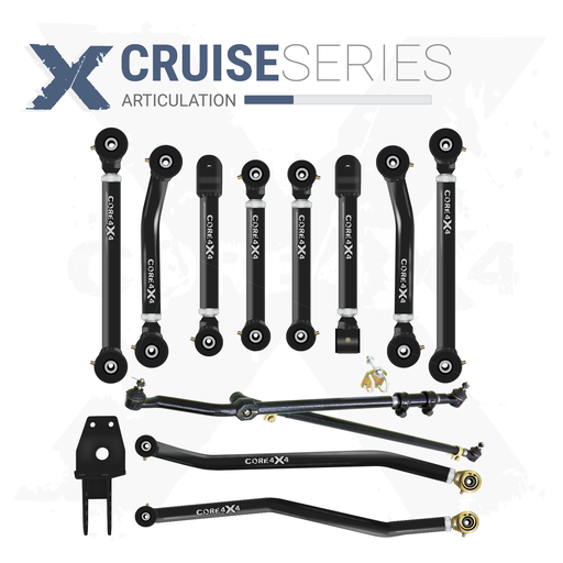 [CRS-J-ZJ-K12] Jeep Grand Cherokee ZJ 93-98 12pc Cruise Series Adjustable Control Arm, Track Bar, Steering Kit