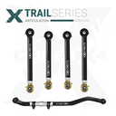 Dodge Ram 3500 03-07 5pc Trail Series Front Adjustable Control Arm, Track Bar Kit