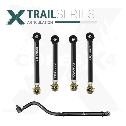 [TRL-D-25-2000-K5] Dodge Ram 2500 00-02 5pc Trail Series Front Adjustable Control Arm, Track Bar Kit