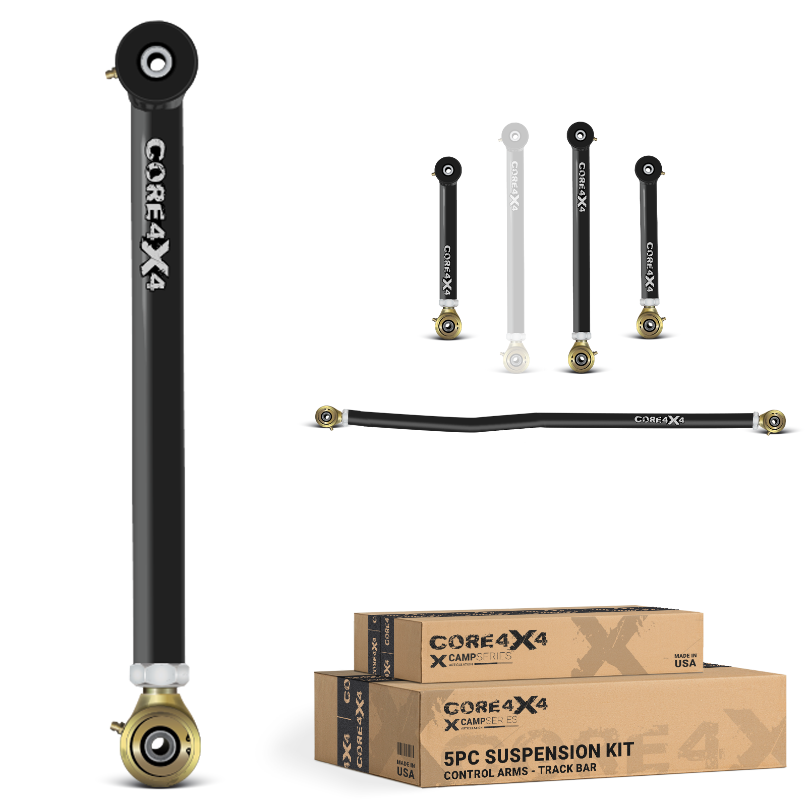 Ford Bronco 21+ 5pc Camp Series Rear Adjustable Control Arm, Track Bar Kit