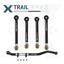 Dodge Ram 2500 10-13 5pc Trail Series Front Adjustable Control Arm, Track Bar Kit