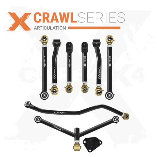[CRL-J-WJ-K8] Jeep Grand Cherokee WJ 99-04 8pc Crawl Series Adjustable Control Arm Kit