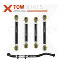 Dodge Ram 3500 10-12 5pc Tow Series Front Adjustable Control Arm, Track Bar Kit