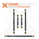 Toyota 4Runner 03-24 5pc Crawl Series Rear Adjustable Control Arm, Track Bar Kit