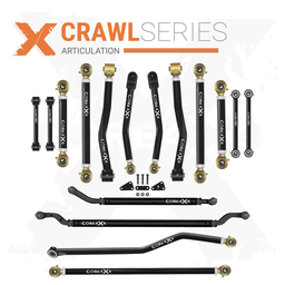 Jeep Gladiator JT 20+ 16pc Crawl Series Adjustable Control Arm, Track Bar, End Link Kit
