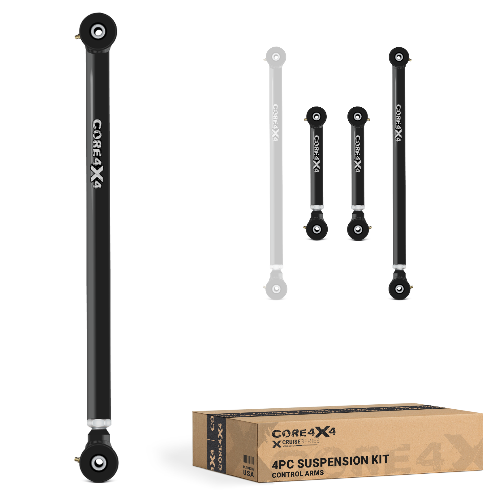 Toyota 4Runner 03-24 4pc Cruise Series Rear Adjustable Control Arm Kit