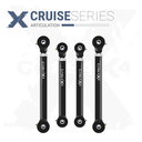Jeep Grand Cherokee WK 05-10 4pc Cruise Series Rear Adjustable Control Arm Kit