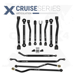 Jeep Wrangler JL / JLU 18+ 12pc Cruise Series Adjustable Control Arm, Track Bar, Steering Kit