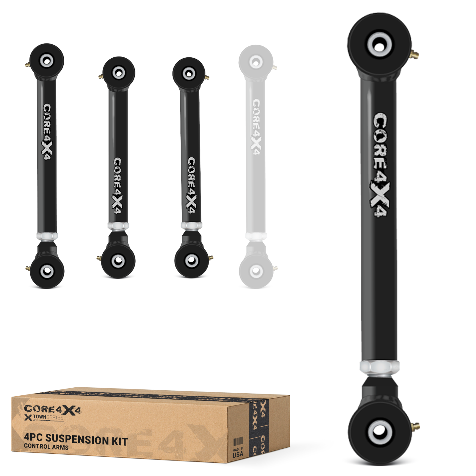 Dodge Ram 3500 08-09 4pc Town Series Front Adjustable Control Arm Kit