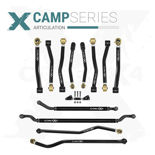 [CMP-J-JL-K12] Jeep Wrangler JL / JLU 18+ 12pc Camp Series Adjustable Control Arm, Track Bar, Steering Kit