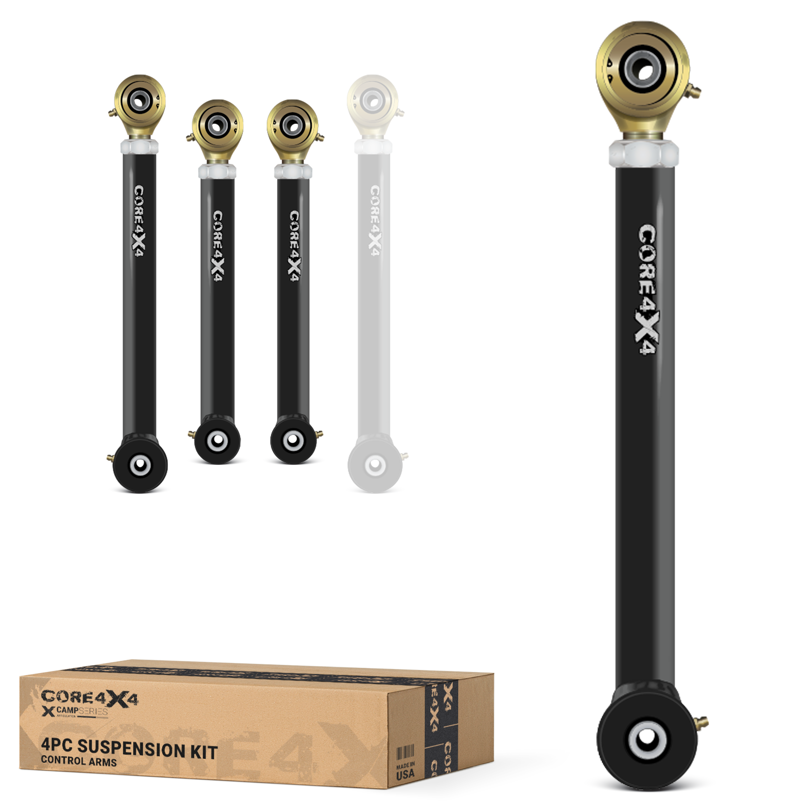 Jeep Grand Cherokee WK 05-10 4pc Camp Series Rear Adjustable Control Arm Kit