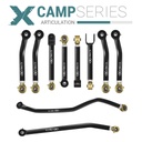 Jeep Wrangler TJ 97-06 LJ 04-06 10pc Camp Series Adjustable Control Arm, Track Bar Kit