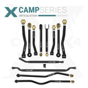 Jeep Wrangler JK / JKU 07-18 12pc Camp Series Adjustable Control Arm, Track Bar, Steering Kit