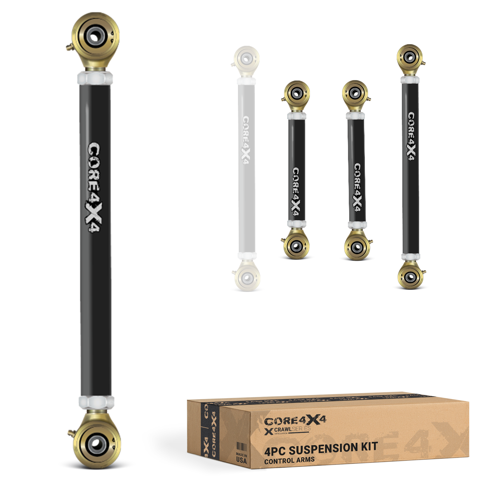 Ford Bronco 21+ 4pc Crawl Series Rear Adjustable Control Arm Kit