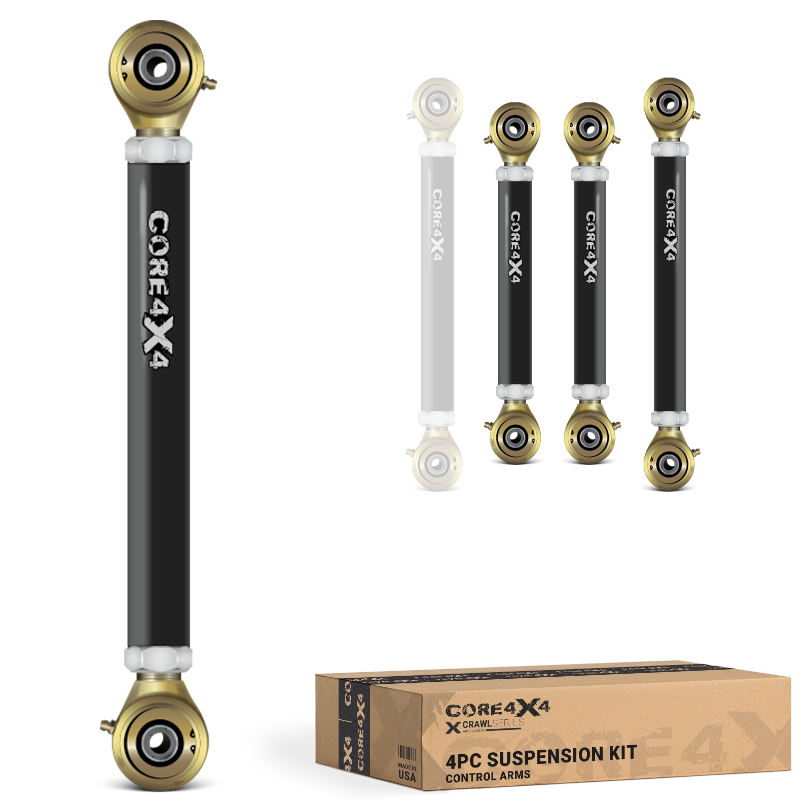 Jeep Grand Cherokee WK 05-10 4pc Crawl Series Rear Adjustable Control Arm Kit