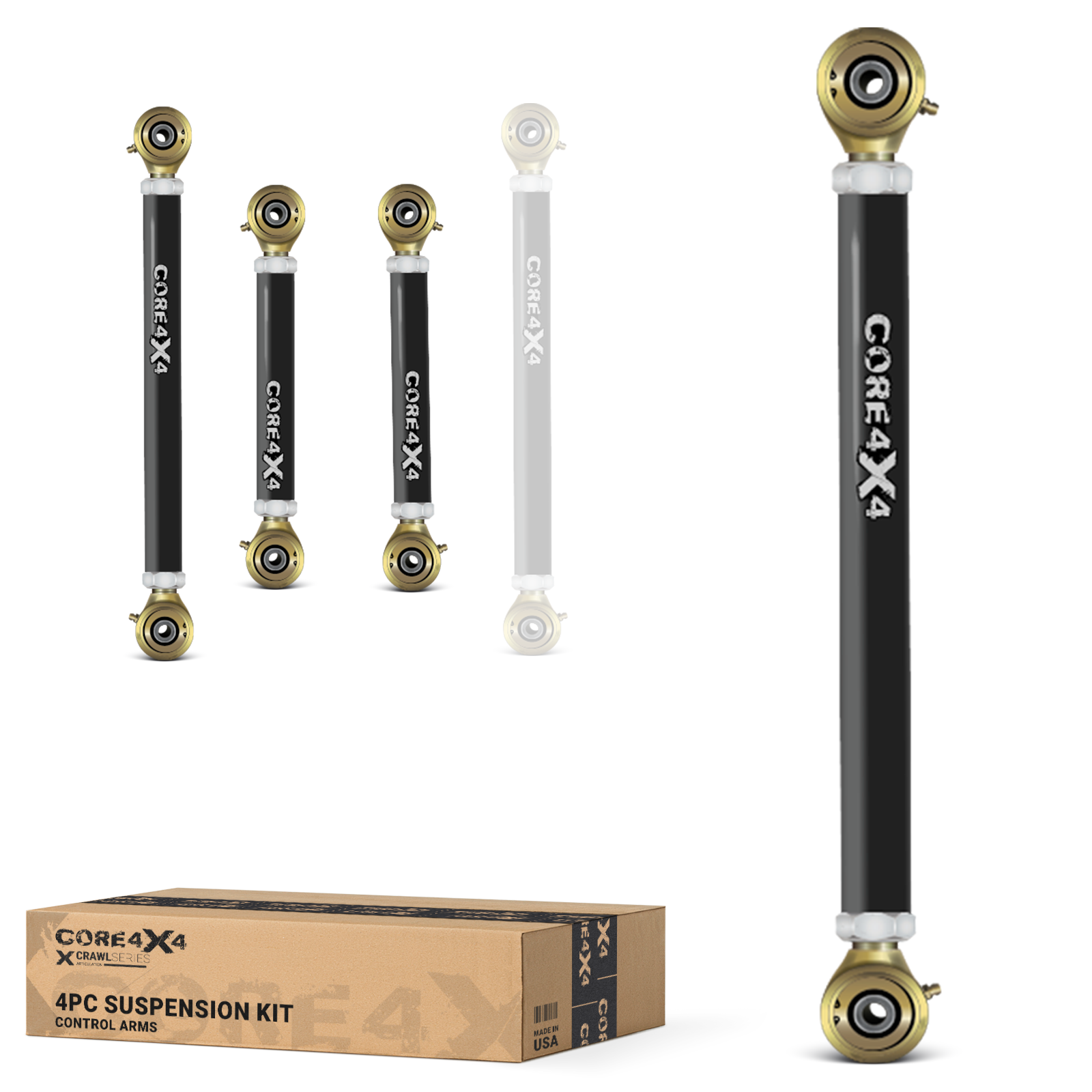 Toyota 4Runner 96-02 4pc Crawl Series Rear Adjustable Control Arm Kit