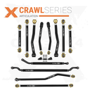 Jeep Gladiator JT 20+ 12pc Crawl Series Adjustable Control Arm, Track Bar, Steering Kit