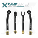 Jeep Cherokee XJ 84-01 MJ 86-92 4pc Camp Series Front Adjustable Control Arm Kit