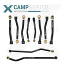 Jeep Wrangler JL / JLU 18+ 10pc Camp Series Adjustable Control Arm, Track Bar Kit