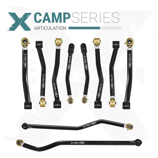 [CMP-J-JL-K10] Jeep Wrangler JL / JLU 18+ 10pc Camp Series Adjustable Control Arm, Track Bar Kit