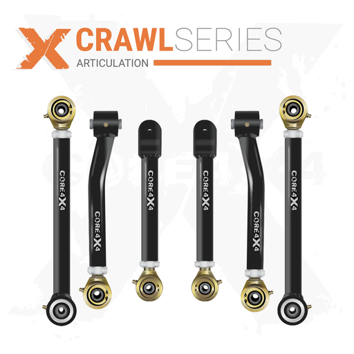 [CRL-J-WJ-CS6] Jeep Grand Cherokee WJ 99-04 6pc Crawl Series Adjustable Control Arm Kit