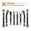 Jeep Grand Cherokee ZJ 93-98 8pc Crawl Series Adjustable Control Arm Kit
