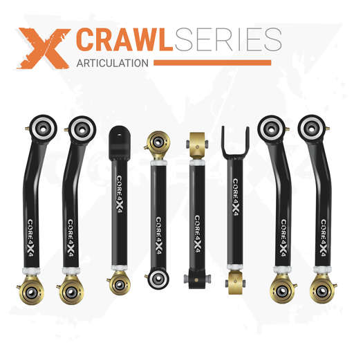 [CRL-J-TJLJ-CS8] Jeep Wrangler TJ 97-06 LJ 04-06 8pc Crawl Series Adjustable Control Arm Kit