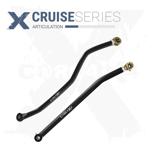 [CRS-J-TJLJ-TBK2] Jeep Wrangler TJ 97-06 LJ 04-06 2pc Cruise Series Front, Rear Adjustable Track Bar Kit