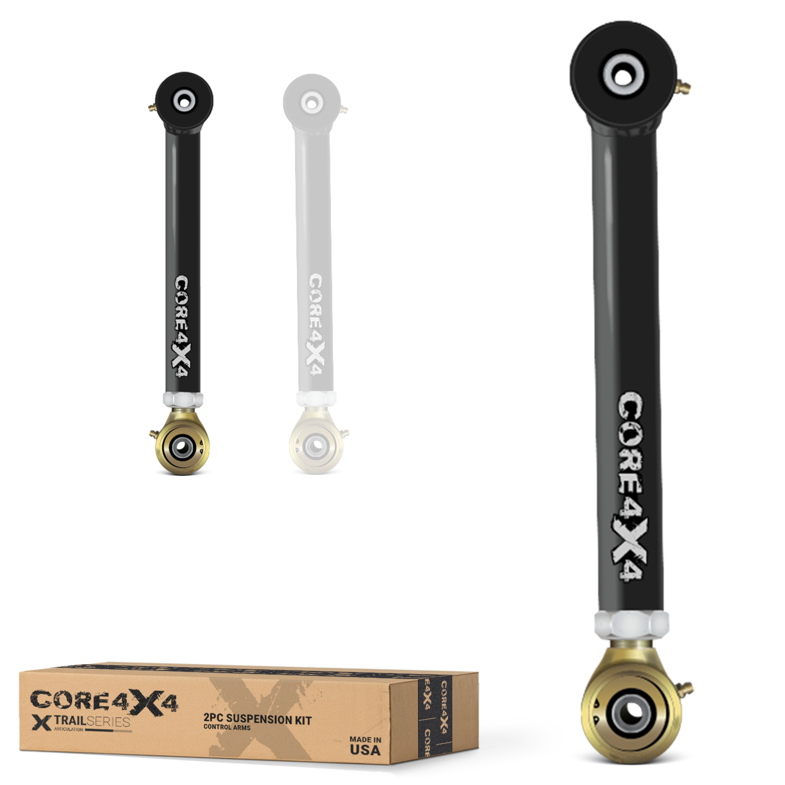 Dodge Ram 1500 00-02 2pc Trail Series Front Upper Adjustable Control Arms