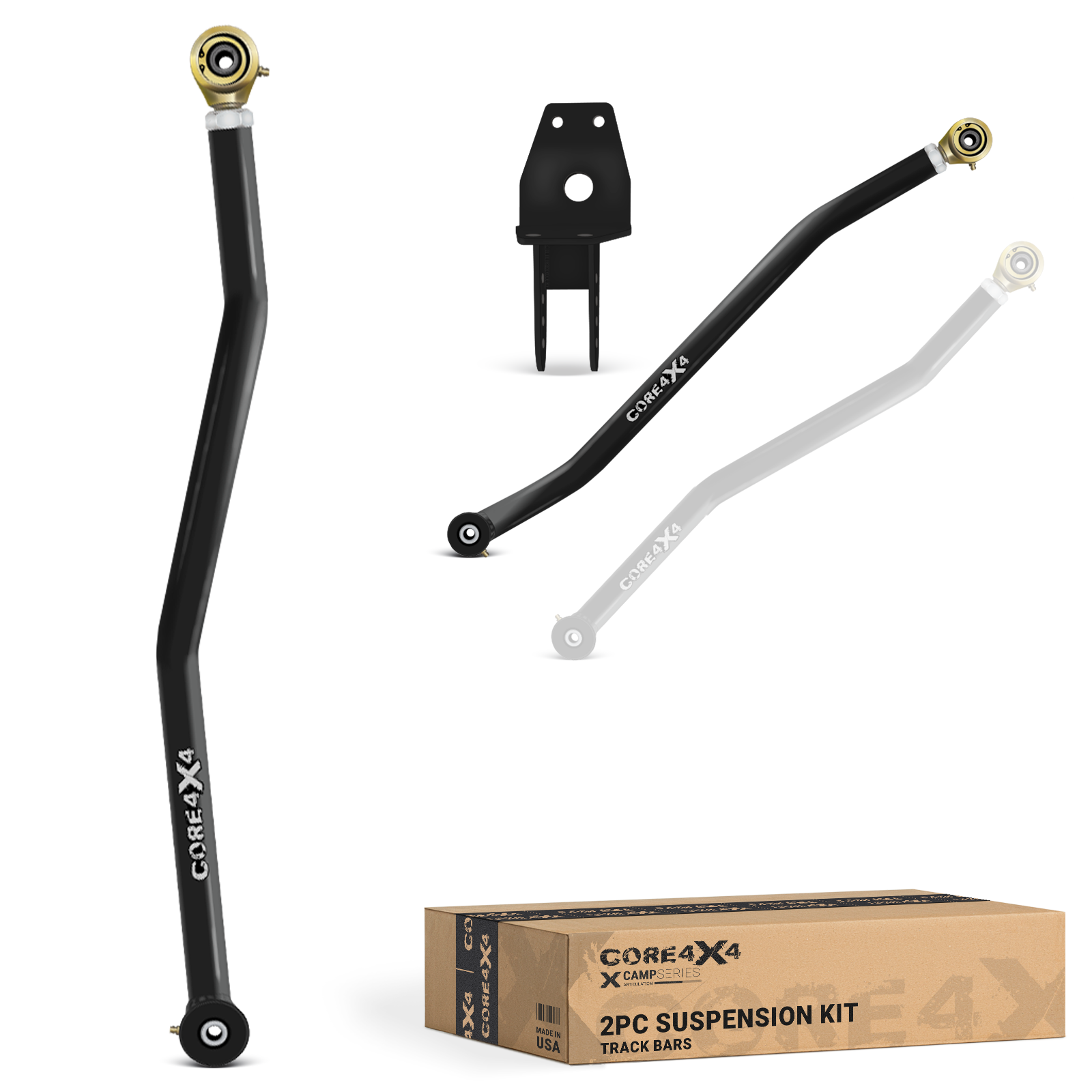 Jeep Grand Cherokee ZJ 93-98 2pc Camp Series Front, Rear Adjustable Track Bar Kit