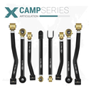 Jeep Wrangler JK / JKU 07-18 8pc Camp Series Adjustable Control Arm Kit