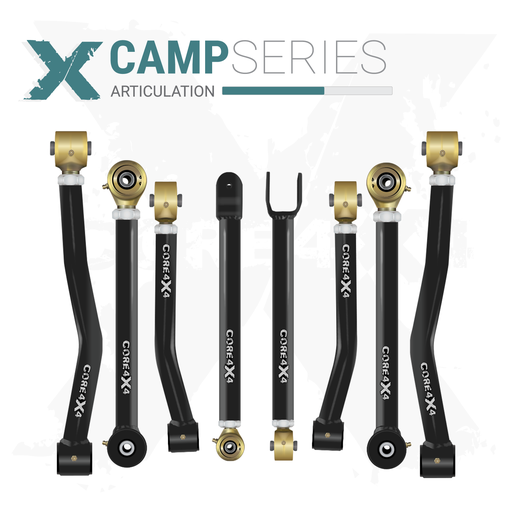 [CMP-J-JK-CS8] Jeep Wrangler JK / JKU 07-18 8pc Camp Series Adjustable Control Arm Kit