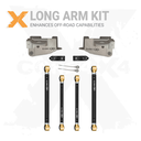Jeep Wrangler JK / JKU 07-18 6pc Rear Adjustable Heavy-Duty Kit Long Arm Upgrade Kit